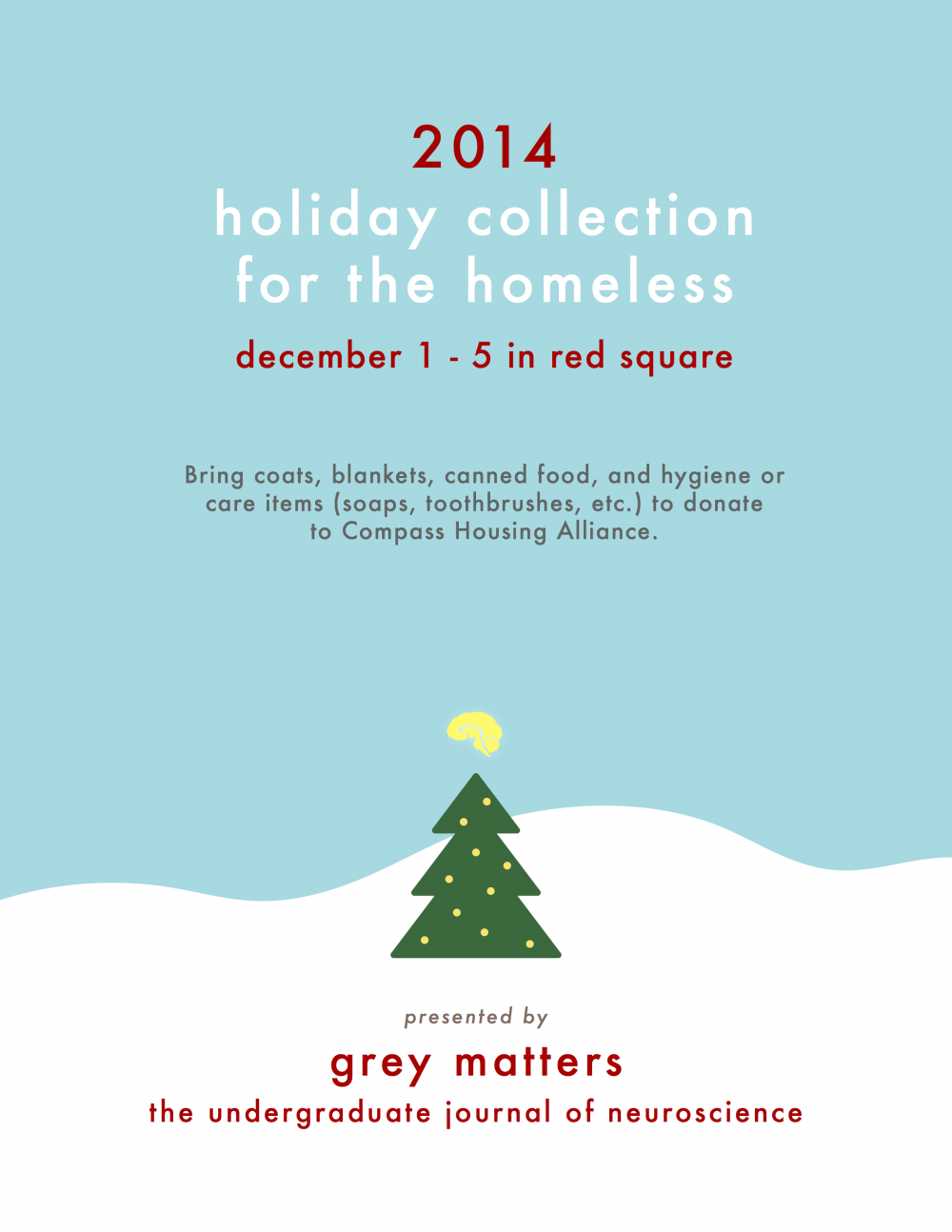 Grey Matters’ Clothing & Food Drive
